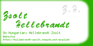 zsolt hellebrandt business card